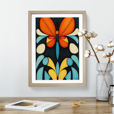 Butterflies in Abstract No.4 - Wall Art