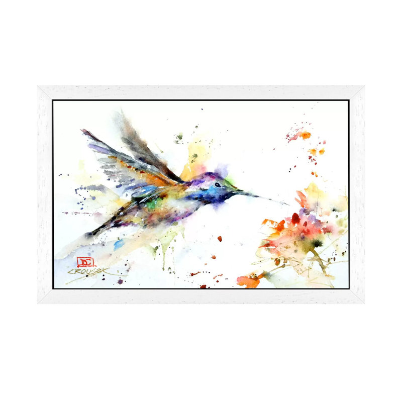 Journey 1 Piece Painting on Canvas, 66.04 cm H x 45.72 cm W, White Framed