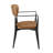 Bittor Faux Leather Armchair-319004839