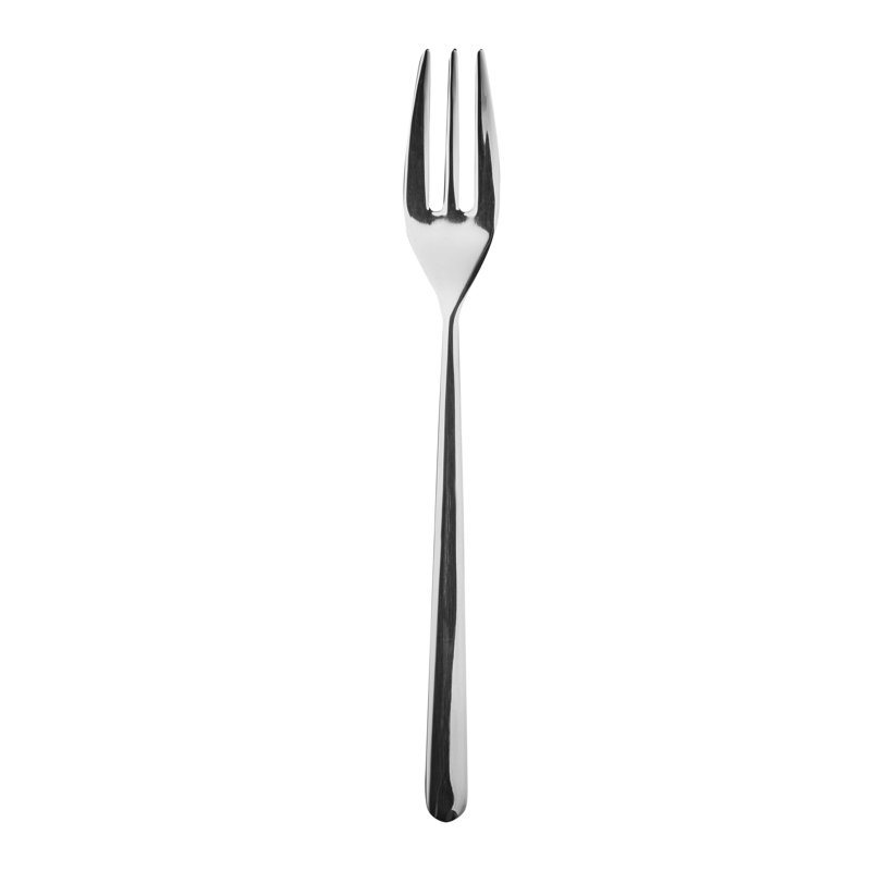 Linea Serving Fork - 12 Pieces, Stainless Steel