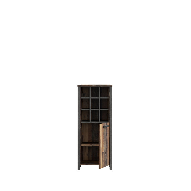Lanham Mercury Row Bar Counter with Manufactured Wood Outer Material