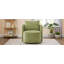 Fauteuil d'appoint rembourré 29,9 po avec base pivotante à 360 ° pour salon, chambre à coucher, bureau ou hôtel-1637445171