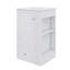 Meuble-lavabo autoportant de 20 pouces avec lavabo en céramique, conception à un trou de robinet, armoire avec tiroir à fermeture en douceur et tablettes latérales ouvertes avec barre à serviettes-1837257251