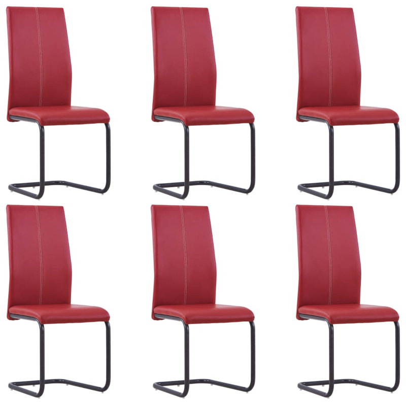 Bindiya 46.5cm H Side Chair, Red
