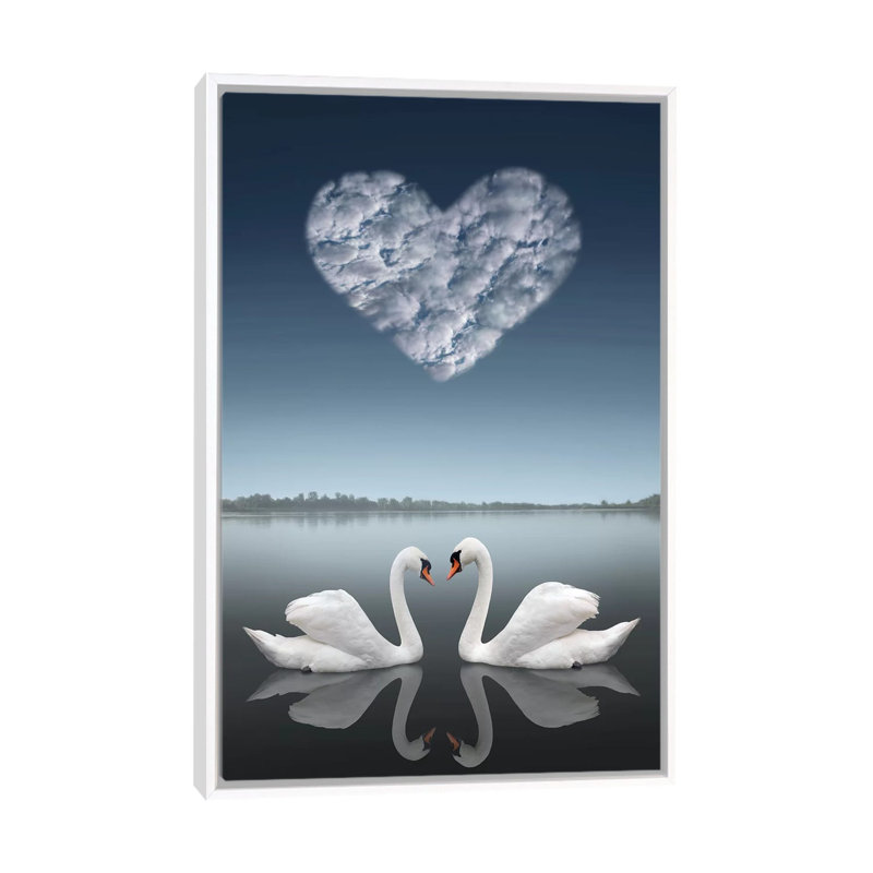 Together 1 Piece Wall Art on Canvas, 66.04 cm H x 45.72 cm W, White Framed