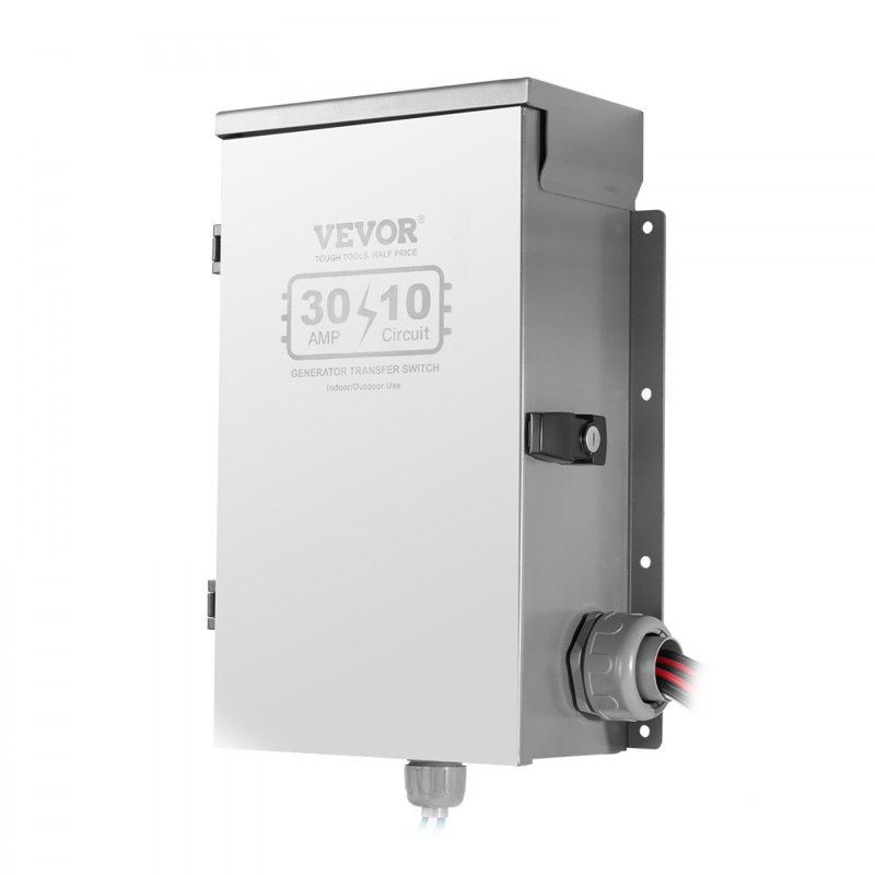 Ensemble de commutateur de transfert manuel 30A NEMA 3R 7500W 120 / 240V