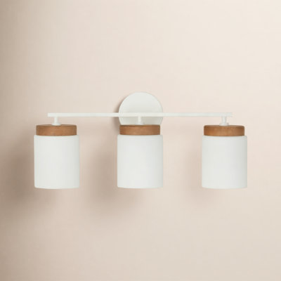 Donal 3 Light Frosted Dimmable Vanity Light