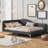Upholstered Daybed with Headboard and Armrest-674344485-674344491