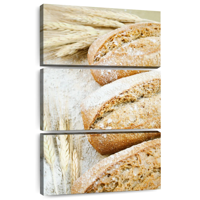Yarlin Three Wheat Loaves, 32" H x 20" W
