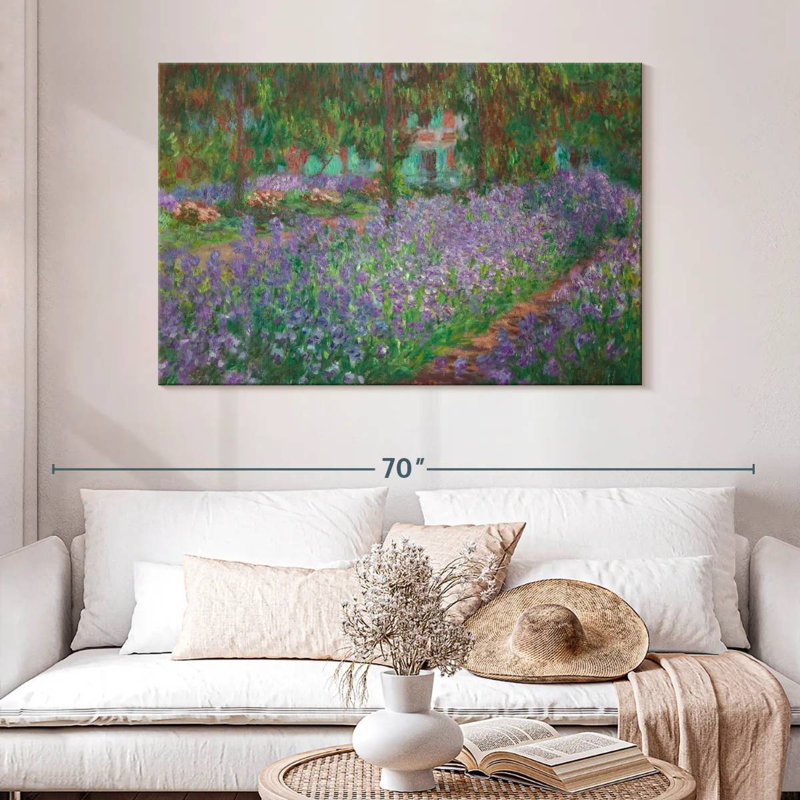 Senne, jardin de l'artiste à Giverny, 1900, H 32 po x l 48 po