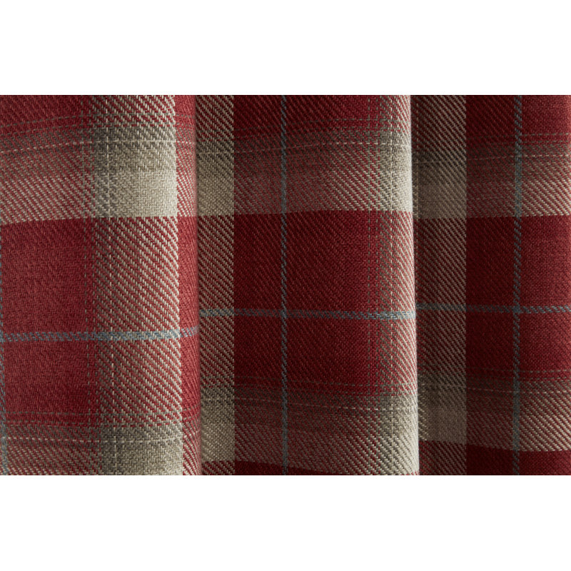 Leatherman Blackout Curtain Pair, 229 W x 229 D cm, Red