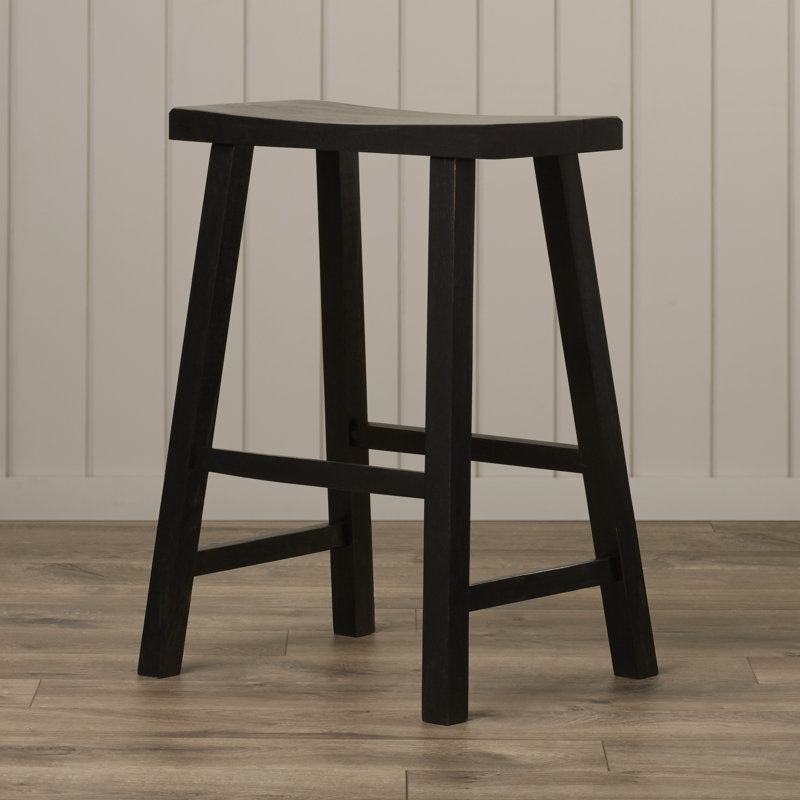  Tabouret de comptoir Creations, Noir patiné, Tabouret de comptoir (siège d'une hauteur de 24 p