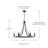 6 - Light Dimmable Wagon Wheel Chandelier-1322745299