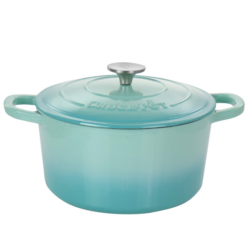 Cocotte en fonte émaillée Crock-Pot Artisan, Bleu, 5 pintes