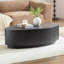 Table basse ovale de luxe moderne, pièce décorative élégante pour le salon-1936616768