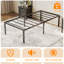 Structure de lit robuste, lit plateforme en métal sans sommier-1039662291-1007321421