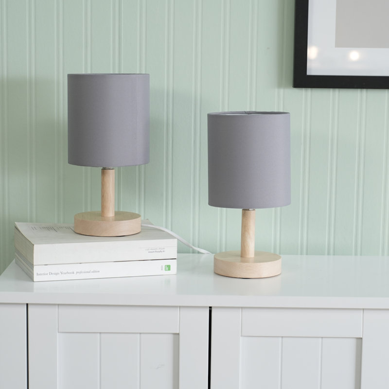 Rheuben Table Lamp, No, Grey