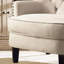 Chaise d'appoint rembourrée avec coussin moelleux Mid-Century-128598115