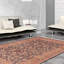 Tapis unique en laine noué à la main bleu foncé 6 pi 2 po x 8 pi 10 po nouvel âge pako