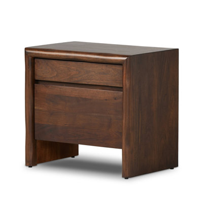 Nigel 2 - Drawer Solid Wood Nightstand