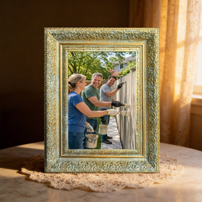 5" x 7" Black 3 PCS Decorative Picture Frame for Travel Memory Display