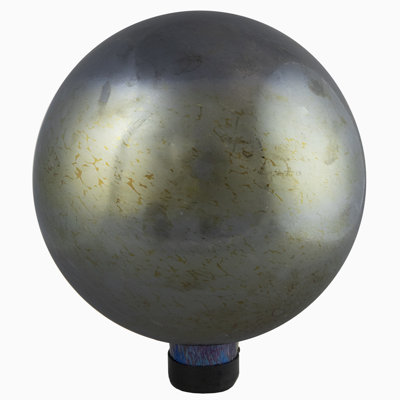 Boule de jardin en verre 10 po