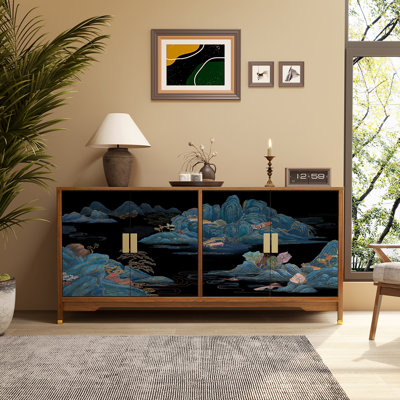 Buffet de luxe chinois de style rétro