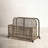 Broughton Water Resistant Metal Towel Valet with Wheels in Distressed Gray/Brown