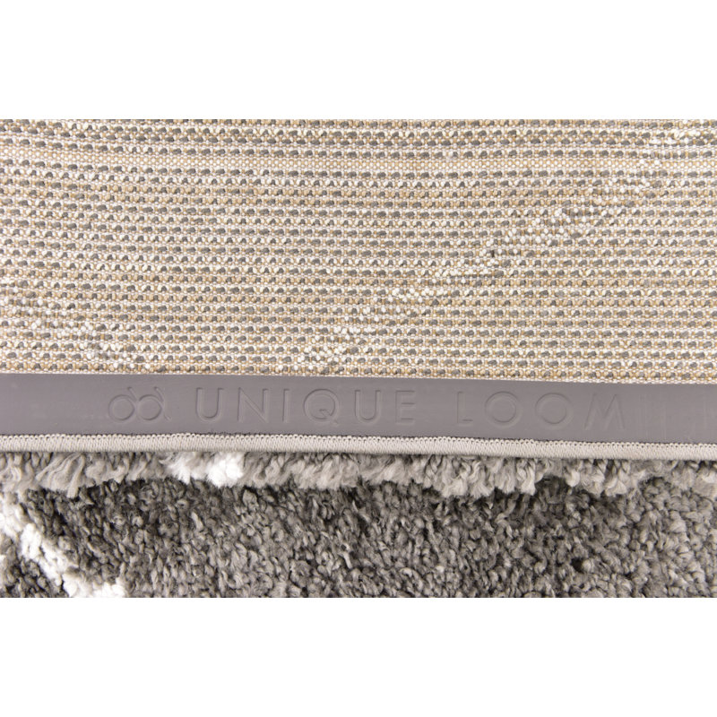 Reardon Grey Rug, Rectangle 122 x 183cm
