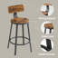 Aiyanna Counter Stool with Metal Frame