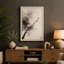 Single Bloom in Silence Japandi - Wrapped Canvas-1288449045-1288449055