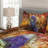 Rustic Polyester Abstract Coverlet
