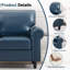 Fauteuil d'appoint rembourré à accoudoirs roulés Luelle-225100639