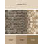 Tapis beige délavé à la machine Bergland-1201858702