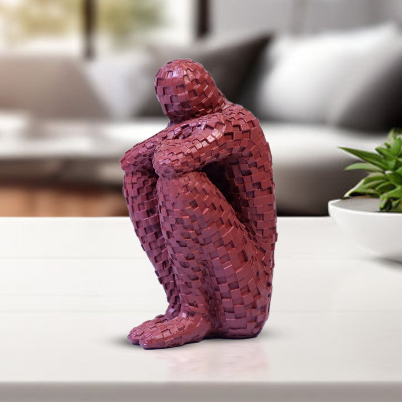 Kaisin People Statue, Red