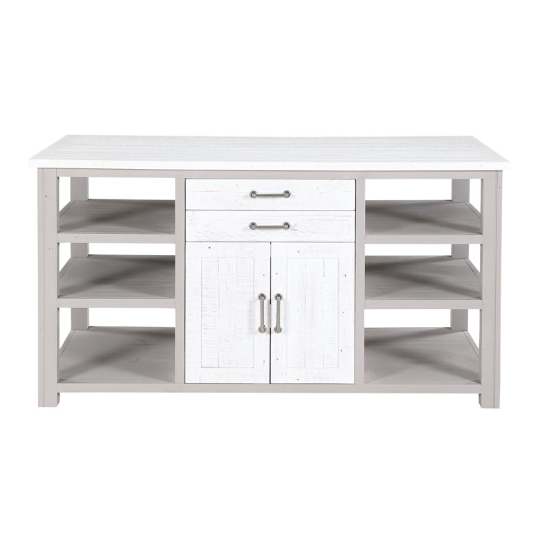 Devids Kitchen Island, Grey