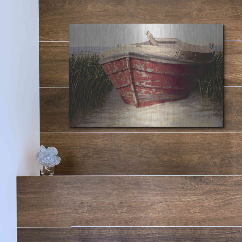 " Red Boat " by Karl Soderlund, 12" H x 16" W