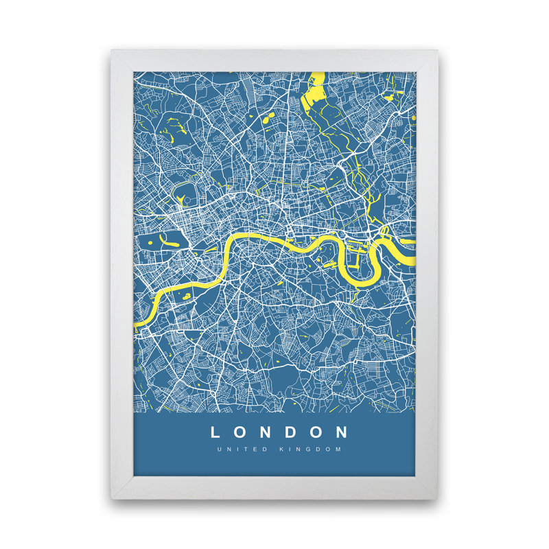 London II - Print, 63cm H x 46cm W x 3cm D, White Paper