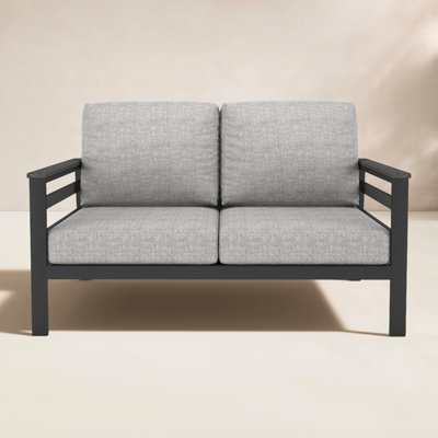 Townsend 55'' Wide Outdoor Loveseat with Sunbrella® Cushions
