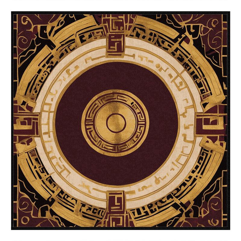 Noble Tapestry Rug, Square 4'