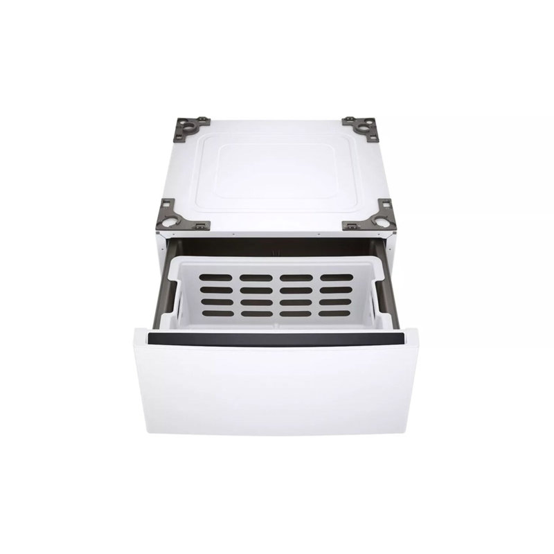 LG Laundry Pedestal Storage Drawer for Front Load Washers and Dryers with Basket, White