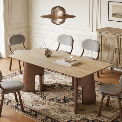 French Retro Rectangular Dining Table