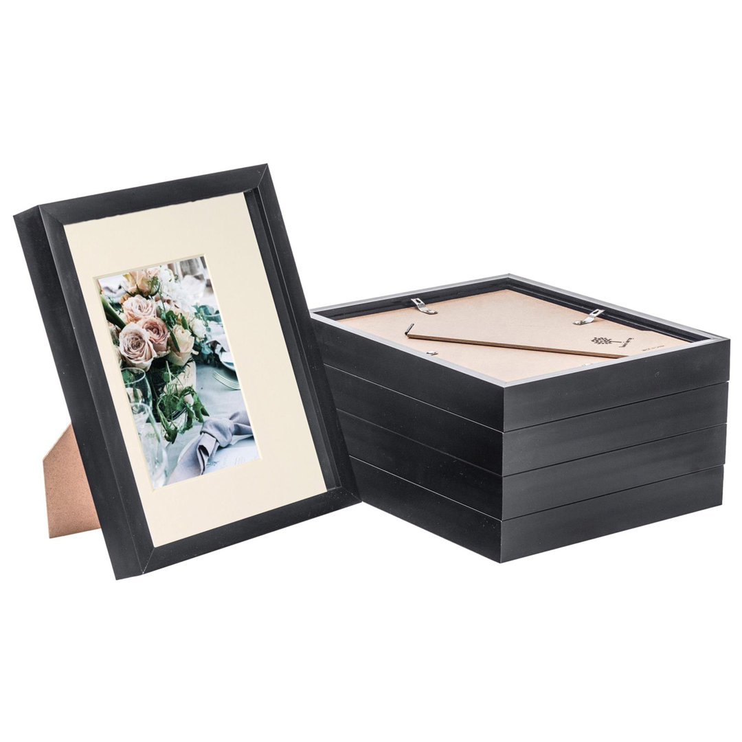 Nicola Spring - 3D Box Photo Frames - 8 x 10" with 4 x 6" Mount