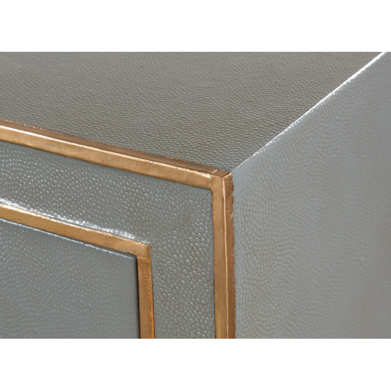 Shagreen 76'' W Sideboard, Storm Gray