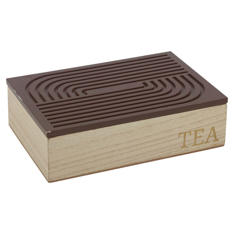 17 Stories Bondurant Tea Accessory, Chocolate