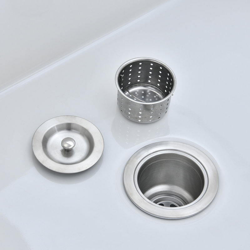 36" L X 20" W Sink With Grid And Strainer - Heat, Stain, Scratch, Rust Reversible, Large Basin, Deep Grand Basin Capacity, Versatile