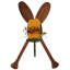 Rustic Lodge 1 - Light Armed Sconce