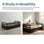 Lit de jour simple avec couchette-1935990222