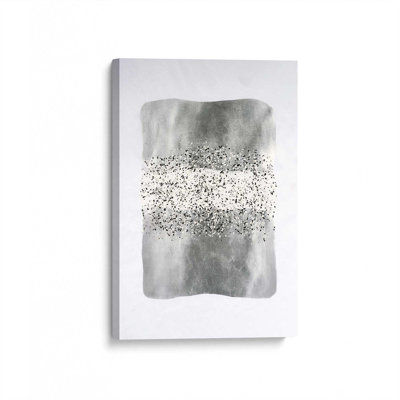 Metallic Rainfall II Wrapped Canvas