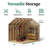 Colonial Williamsburg Outdoor Wood Storage Shed-1868793091-1868793093